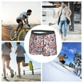 thumbnail image 7 of Men's Boxer Briefs, Paisley Print No.J95 Soft Comfy Mens Underwear Boxer Briefs Breathable With Widen Waist, 7 of 7