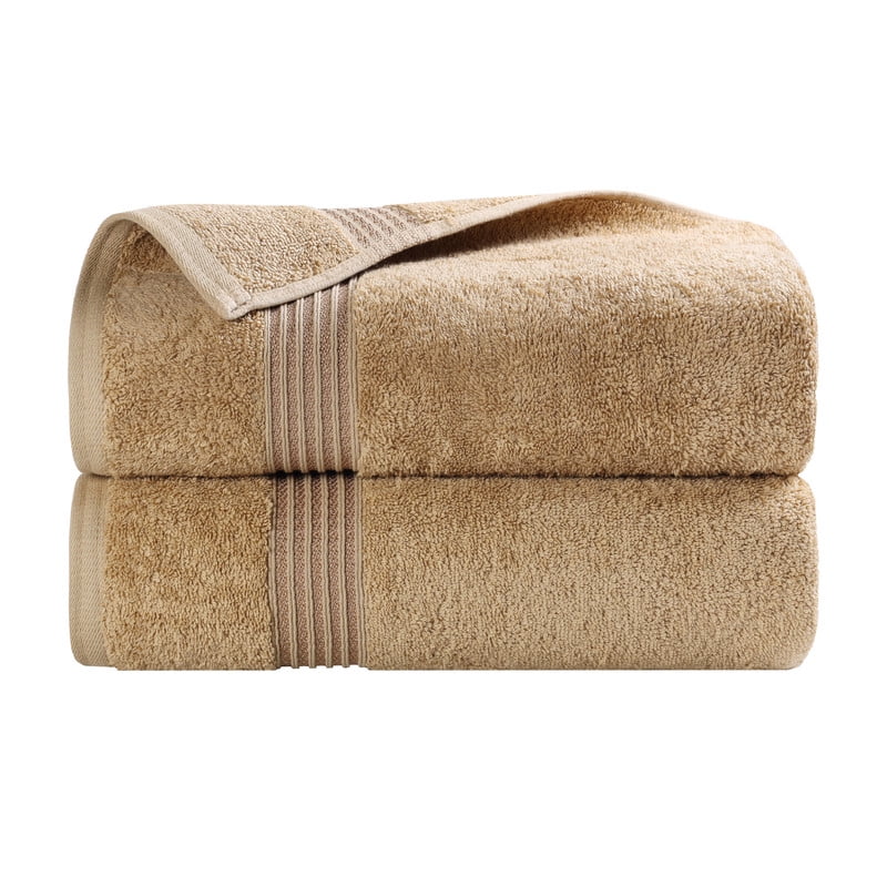 Superior Egyptian Cotton Absorbent Toast Bath Sheet Set of 2