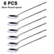 thumbnail image 1 of Juego de cubiertos de acero inoxidable de 6 piezas, cuchara larga para bebidas de 26 cm, cuchara para cóctel, acero inoxidable pulido, apto para lavavajillas., 1 of 8