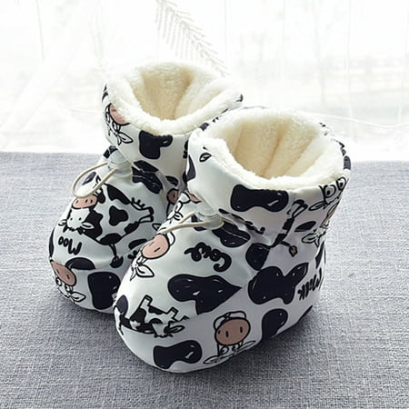 

Cathalem Moccasins for Babies Baby Shoes Toddler Shoes Cotton Shoes Plus Velvet Thick Warm Soft Soled Dress Shoes Little Girls B 6 Months