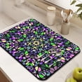 thumbnail image 3 of Zen Coffee Maker Mat Set of 2 - Emotional Healing Psychedelic Style, Strong Water Absorption & Non-Slip Base for Coffee Machines, Office or Kitchen Use, 3 of 5