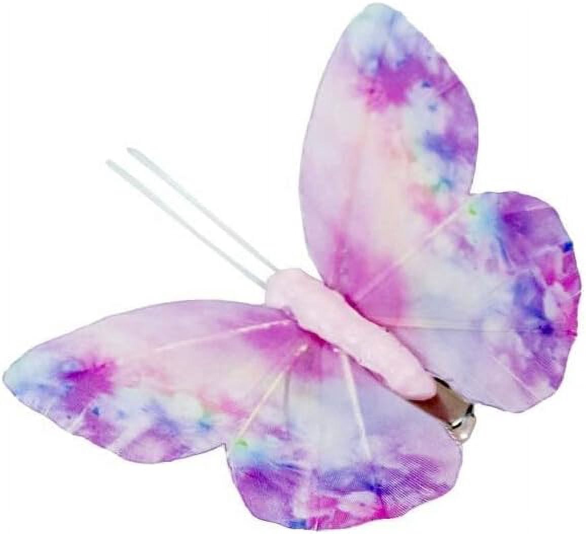Berfutall-Artificial Feather 3D Butterfly Party Decorations Set of 12 Color Ornaments for Christmas Tree(C)…