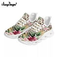 thumbnail image 1 of Noisydesigns - Zapatillas deportivas sexis de leopardo con estampado de flores para mujer, zapatos deportivos de verano , zapatos de punto de talla grande para mujer, 1 of 6