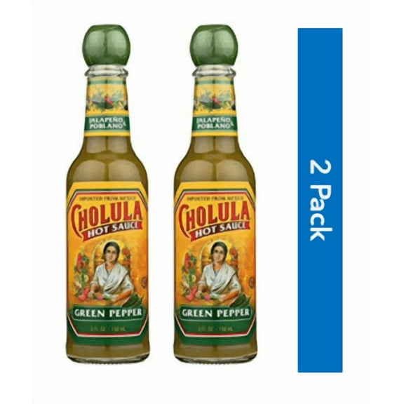 2X Cholula Green Pepper Hot Sauce - 5 FL OZ (2 Pack)