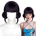 thumbnail image 1 of Demon Hunters Costume Rumi Wig Rumi Cosplay Wig Anime Zoey Mira Wigs Long Straight Hair Accessory for Women, 1 of 5