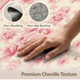 thumbnail image 6 of ODIKA 2'x3' Washable Throw Rug Non-Slip, Low Profile, Flatwoven, Easy Care Vintage Damask Scrolling Medallion Ornate Floral Framed Border for Hallway, Study Room, 6 of 7