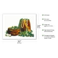 thumbnail image 2 of A Lei Never Forgotten - Hawaiian Leis Koa Wood Bowls - From an Original Hawaii Watercolor Painting by Peggy Chun - Fine Art Matte Paper Print (Unframed) 24x32in, 2 of 4