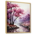 thumbnail image 2 of Designart "Amethyst Tinted Maples I" Tree Maple Floater Framed Canvas Prints, 2 of 5
