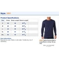 thumbnail image 2 of Bella Canvas Mens Jersey Long Sleeve Tee, Asphalt, Small, 2 of 2