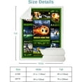 thumbnail image 3 of Soccer Gifts for Boys, Soft Cozy Sherpa Flannel Soccer Ball Throw Blankets for Adults and Kids for Sofa Couch Bed 50 x 60 Inches, Soccer Gifts for Men Boys Girls Soccer Players Lovers, 3 of 6