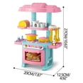 thumbnail image 3 of Bwiyojiz Simulation Kitchen Toy Toys Play Set Mini Cooking Utensils Tabletop, Gifts for Her, Multicolor, 3 of 9