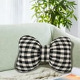 thumbnail image 6 of Taicans Plaid Bow Ribbon Lumbar Pillow for Couch & office Chair - 15x12 Inch Decorative Throw Pillow,Soft Lumbar Support Cushion for Sofa,Bed,Reading,Gift & Home Decor, 6 of 6