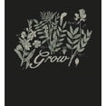 thumbnail image 2 of Grow Inspirational Vintage Botanicals Adult Black Long Sleeve Hoodie-XXL, 2 of 6