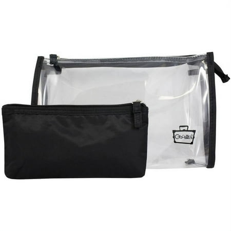 Caboodles Clear Travel Purse Kit, 2 pc