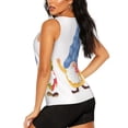 thumbnail image 3 of Balery Autumn Funny Gnomes Camiseta sin mangas estampada ligera para mujer, tops de entrenamiento sin mangas, camisetas de yoga transpirables de secado rápido.-XX-Large, 3 of 7