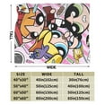 thumbnail image 3 of The Powerpuff Girls Bed Blanket Air Conditioner Quilt Ultra Soft Flannel Blanket All Season Fuzzy Blanket Reversible Fluffy Plush Blanket 60"X50", 3 of 8