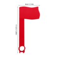 thumbnail image 4 of Acrylic Mailbox With Rotatable Red Flag And Mini Flag National Design Modern Minimalist Style For Home Office And Classroom Use, 4 of 4