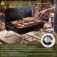 thumbnail image 6 of Sixday Portable Propane Gas Grill with 2-in-1 Valve, Foldable Legs, Adjustable Regulator - Heavy Duty, Compatible with 20-lb & 1-lb Propane Tanks for Outdoor Use, 6 of 7