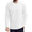 White, variant on Pinspark Men's Long Sleeve Shirts Crew Neck T-Shirt Casual Pullover Tees Soft Stretch Basic Tee Shirt with Zipper Pocket