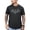Dark Gray Heather Shirt, variant on DadMan Shirt for Men Funny Dad T-Shirt with Gray Bat Graphic Black Shirt Adult Large
