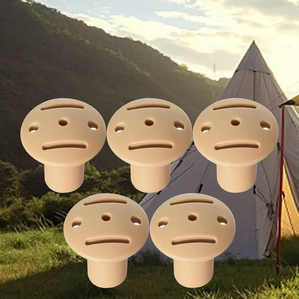 5 uds protectores de trekking puntas antideslizantes de repuesto para caminar para equipo de senderismo senderismo , beige Macarena Cobertura Senderismo