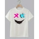 thumbnail image 2 of Camiseta con estampado de cara sonriente y ojos cruzados para hombre, cómoda e informal para verano, ideal para adultos, hombres, mujeres, adolescentes y jóvenes., 2 of 5