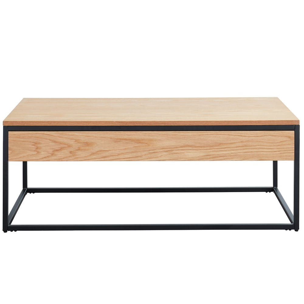 Contemporary Oak Veneer Coffee Table