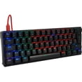 thumbnail image 3 of Teclado Gamer Mecánico GameFactor KBG560-RD Switch Rojo RGB USB Negro KBG560-RD, 3 of 6