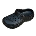 thumbnail image 4 of Rokment Womens Mens Clogs with Back Straps Wide Width Comfortable Quick Drying Closed Toe Orthopedic Walking Slip on Slippers Garden Shoes Barefoot Water Sandals for Beach Black Size 5.5, 4 of 4