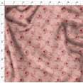 thumbnail image 4 of Soimoi Japan Crepe Satin Orange Fabric By the Yard - 54 Inch Wide -Rose Floral Pattern Textile - Romantic and Delicate Designs for Stylish Projects Printed Fabric, 4 of 6