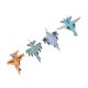 thumbnail image 1 of Modelo De Avión De Combate, Realista, 4 Piezas, Modelo De Avión De Combate Divertido, Accionado Por Fricción Para Jardín De Infantes Para El Hogar, 1 of 7
