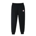 thumbnail image 2 of Fozruso Toddler Baby Boys Girls Solid Loose Trousers Pants Sport Pants Children's Pure Sanitary Pants Loose And Warm Ankle Length Pants Sports Pants Kids Sweatpants Sizes 3-4 Years(Black), 2 of 7
