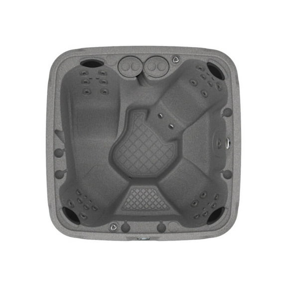 Aquarest Spas DayDream Ensemble 3500L 6-Person 35-Jet Plug and Play Hot Tub with Waterfall, Step with Handrail and Cover with Lifter Keystone/Black