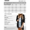 thumbnail image 6 of QWZNDZGR Women's Cardigans Casual 3/4 Short Sleeve Open Front Waffle Knit Lightweight Kimonos Cardigan Sweaters for Women, 6 of 8
