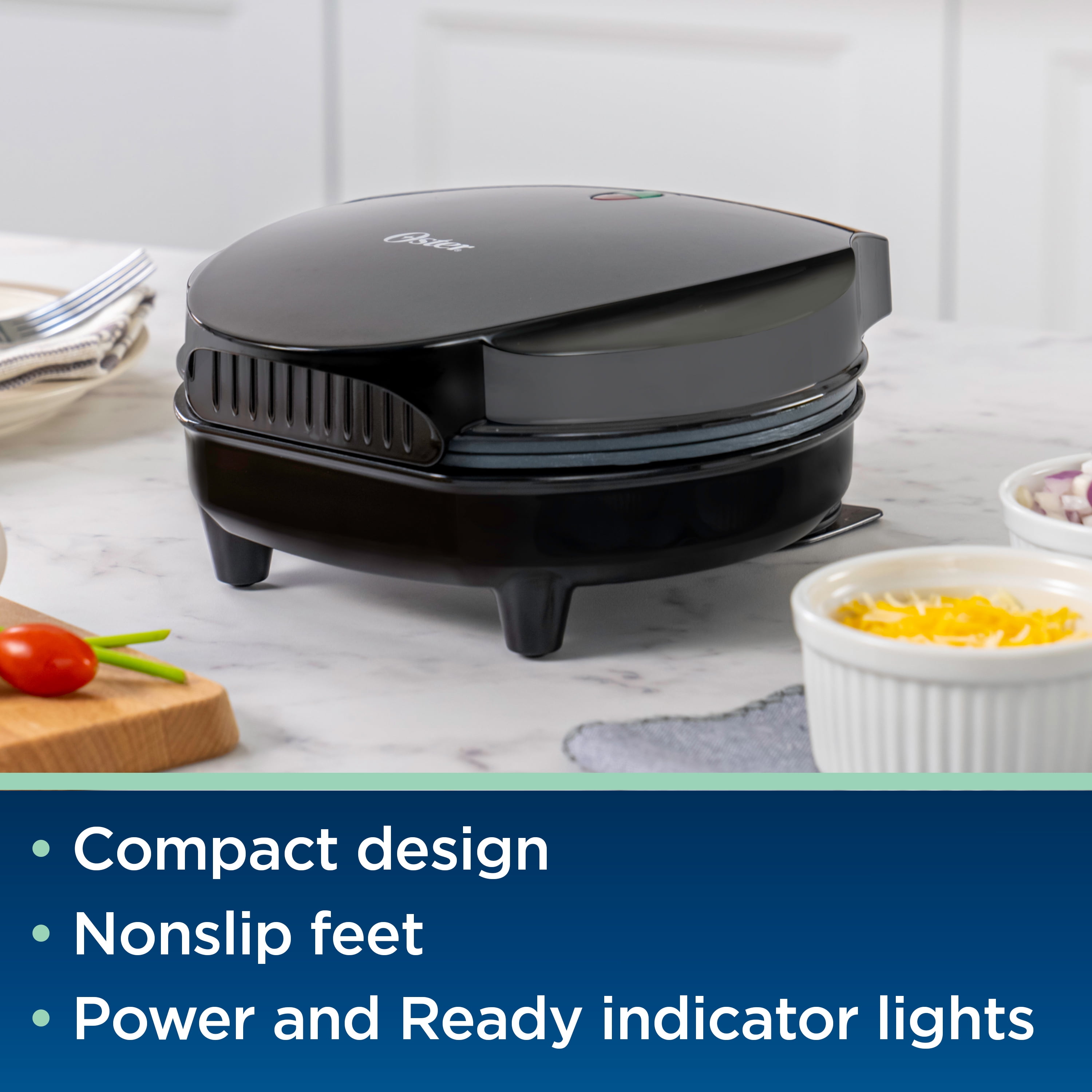 Better Chef Electric Double Omelet Maker Black - Office Depot