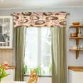 thumbnail image 5 of Coolnut Window Valance -Cute Hedgehog Kitchen Curtain - Curtains Rod Pocket Blackout Valance Topper Curtains for Kitchen Bathroom, 1 Panel, 54x18in Home Decor, 5 of 6