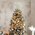 thumbnail image 5 of LED Christmas Tree Topper Star - 12 Inch Iridescent Glittered Xmas Treetop with Lights for Indoor Tree Decoration, Home Party Decor, 5 of 7
