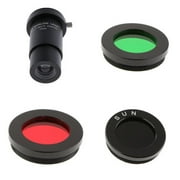5X Telescope Lens for Astronomical & Colorful Filters Eyepiece Black