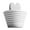 White, variant on Silicone Drain Plug Universal Stopper Plug for Bathtub Bathroom and Kitchen Sink Drains (Black/Blue/Light Gray/White)