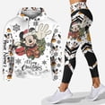 thumbnail image 4 of 2024 ángulo 3D sudadera con capucha conjunto de mujeres pantalones de yoga deportes yoga sudadera con capucha polainas moda ropa deportiva mujer ropa Y2K, 4 of 5