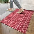 thumbnail image 4 of Red Christmas Pattern Door Rugs,Washable Non Slip Door Mats Indoor,Decorative Door Mats,Entry Mat Indoor for Entrance,Bedroom,Kitchen,Bathroom,17"x30", 4 of 6