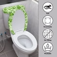thumbnail image 3 of HELLHERO Polyester Toilet Lid Covers Set for Bathroom Home Comfort Holiday Toilet Seat Cover Set with Fits All Toilet Shapes 2 Piece, 3 of 8