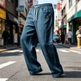 thumbnail image 3 of Luvrsol Big & Tall Mens Sweatpants Basic Casual Joggers Drawstring Waist Multi Size Daily Leisure Trousers S-5XL, 3 of 4