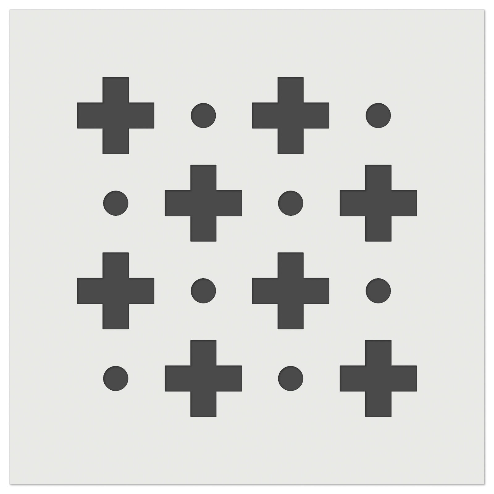 Swiss Cross with Dots Repeating Pattern DIY Cookie Wall Craft Stencil - 5.5 Inch - Walmart.com swiss-cross-with-dots-repeating-pattern-diy-cookie-wall-craft-stencil-5-5-inch-walmart-com