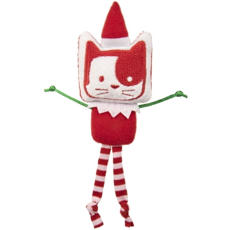 SmartyKat Santa s Helper SmartyKat Santa s Elf Holiday Soft Plush Catnip Cat Toy