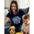 thumbnail image 3 of Paw Patrol Mom Patrol Matching T-Shirts Mothers' Father's Day Outfits for Couples T-Shirt Large Navy, 3 of 5