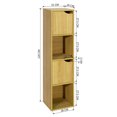 thumbnail image 4 of Estante Librero HOMEMAKE FURNITURE Contemporáneo Clásico Color Madera Natural, 4 of 5
