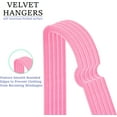 thumbnail image 3 of Velvet Hangers 20 Pack, 16" Non Slip Adult Hangers, Slim Clothes Hanger with 360 Degree Swivel Hook - Durable & Cute for Coats, Shirts, Dress (Pink), 3 of 4