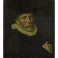 thumbnail image 2 of Cornelis Ketel 15x16 Black Ornate Wood Framed Double Matted Museum Art Print Titled - Dirck Barendsz (1534-92), Painter (1590), 2 of 5