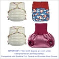 thumbnail image 5 of Overnight Hemp Fitted Cloth Diaper: Adjustable One-Size with Snap Buttons and 2 Cotton Hemp Inserts, Unisex Baby (1-pack), 5 of 5